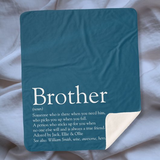 Modern Fun Cool Brother Definition Quote Sherpadecke