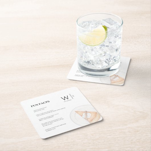 Modern Fun Fakten Erste Pumpkin Pie Erntedank Rechteckiger Pappuntersetzer (Vor Ort)