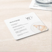 Modern Fun Fakten Erste Pumpkin Pie Erntedank Rechteckiger Pappuntersetzer (angewinkelt)