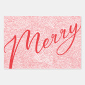 Modern Fun Hand gezeichnet Frohen Weihnachtsurlaub Geschenkpapier Set (Vorderseite 2)