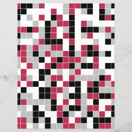Modern Fun Magenta Geometric Scrapbook Paper
