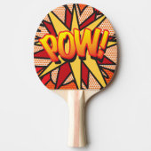 Modern Fun POW Comic Pop Kunst Tischtennis Schläger (Vorderseite)