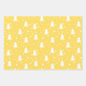 Modern Fun Santa Stripes Weihnachtsmuster Schwarz Geschenkpapier Set (Vorderseite 2)