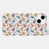 Modern Fun Sweet Macaroons Case-Mate iPhone Hülle (Rückseite (Horizontal))