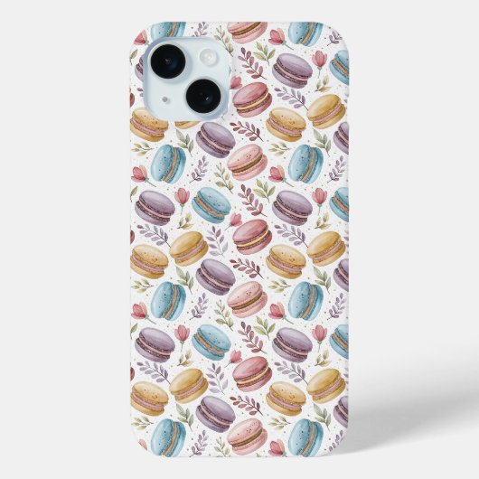 Modern Fun Sweet Macaroons Case-Mate iPhone Hülle (Rückseite)