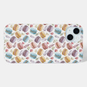 Modern Fun Sweet Macaroons Case-Mate iPhone Hülle (Rückseite (Horizontal))