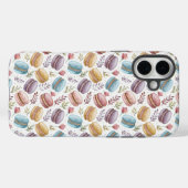 Modern Fun Sweet Macaroons Case-Mate iPhone Hülle (Rückseite (Horizontal))