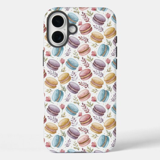Modern Fun Sweet Macaroons Case-Mate iPhone Hülle (Rückseite)