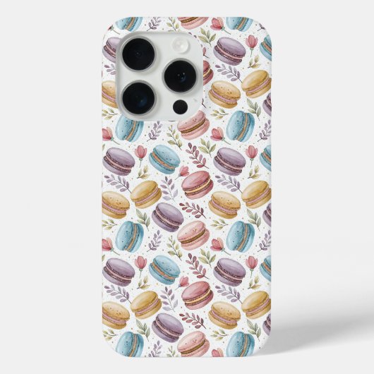 Modern Fun Sweet Macaroons Case-Mate iPhone Hülle (Rückseite)