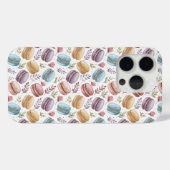 Modern Fun Sweet Macaroons Case-Mate iPhone Hülle (Rückseite (Horizontal))