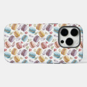 Modern Fun Sweet Macaroons Case-Mate iPhone Hülle (Rückseite (Horizontal))