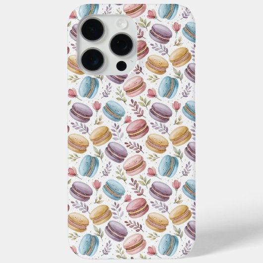 Modern Fun Sweet Macaroons Case-Mate iPhone Hülle (Rückseite)