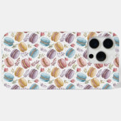 Modern Fun Sweet Macaroons Case-Mate iPhone Hülle (Rückseite (Horizontal))