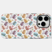 Modern Fun Sweet Macaroons Case-Mate iPhone Hülle (Rückseite (Horizontal))