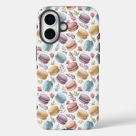 Modern Fun Sweet Macaroons Case-Mate iPhone Hülle (Rückseite)