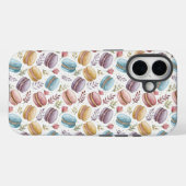Modern Fun Sweet Macaroons Case-Mate iPhone Hülle (Rückseite (Horizontal))
