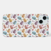Modern Fun Sweet Macaroons iPhone Hülle (Rückseite (Horizontal))