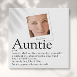 Modern Fun Tante Tuntie Definition Foto Künstlicher Leinwanddruck<br><div class="desc">Personalisieren Sie das Foto und den Text für Ihre Lieblings-Tante oder Tante,  um ein einzigartiges Geschenk zu schaffen. Ein perfekter Weg,  ihr zu zeigen,  wie phantastisch sie jeden Tag ist. Entwickelt von Thisisnotme©</div>