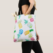 Modern Fun Watercolor Ananas Design Tasche (Von Nahem)