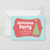 Modern Fun Weihnachten Party Einladung (Vorderseite)