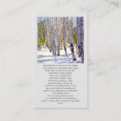 Modern Funeral  Celebration of Life Memorial  Visitenkarte (Vorderseite)