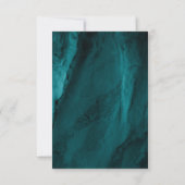 Modern Funeral Foto Sympathy Memorial Dankeskarte (Rückseite)