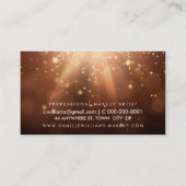 MODERN FUNKELND LICHGHT, kalkbraun Visitenkarte (Rückseite)