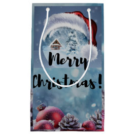 Modern funny cute Christmas reindeer      Kleine Geschenktüte