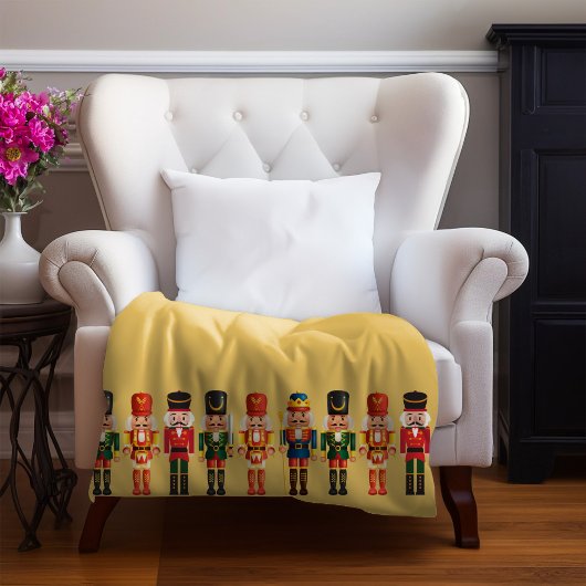 Modern Funny einzigartig Nutcracker Weihnachten Go Fleecedecke