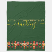 Modern Funny einzigartig Nutcracker Weihnachten Gr Fleecedecke (Vorderseite)