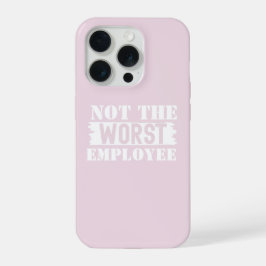 Modern Funny Humor Office Meeting Quote White iPho iPhone 15 Pro Hülle