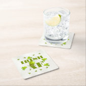 Modern Funny IRISH AF Rechteckiger Pappuntersetzer (Vor Ort)