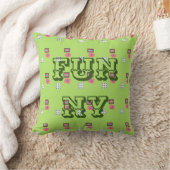MODERN FUNNY KID'S -LIGHT GRÜNE DURCHSCHNITTPILLOW KISSEN (Decke)