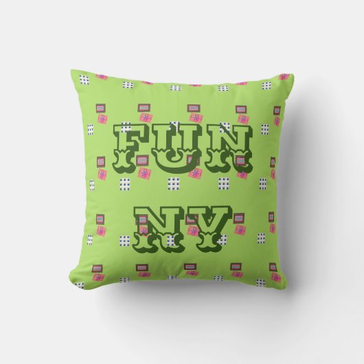 MODERN FUNNY KID'S -LIGHT GRÜNE DURCHSCHNITTPILLOW KISSEN (Vorderseite)