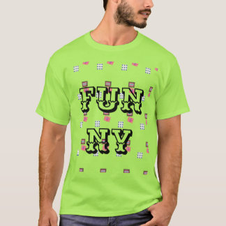 MODERN FUNNY MAN'S BLACK T - Shirt