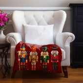 Modern Funny Unique Nutcracker Red Christmas Sherpadecke