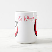 Modern Funny Wine Glass 50 So was 50. Geburtstag Kaffeetasse (Mittel)