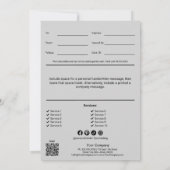 Modern für jedes Geschenkgutachten (Rückseite)