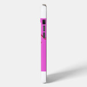 Modern Fuschia iPhone 15 Fall Case-Mate iPhone Hülle (Rückseite / Links)