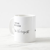 Modern Future Best Music Therapeut Kaffeetasse (Vorderseite Links)