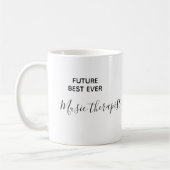 Modern Future Best Music Therapeut Kaffeetasse (Links)