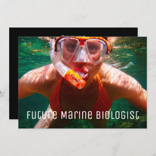 Modern Future Career Foto Abschluss Einladung