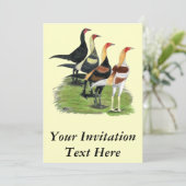 Modern Game Quartett Einladung (Stehend Vorderseite)