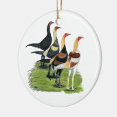 Modern Game Quartett Keramik Ornament (Links)