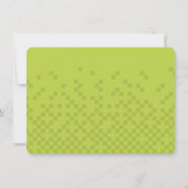 MODERN GAMING THANKS Bar Mitzvah navy blue lime Dankeskarte (Rückseite)