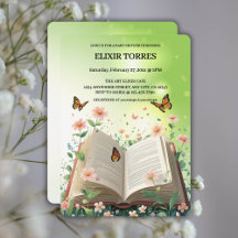 Modern Garden Storybook Floral Baby Dusche
