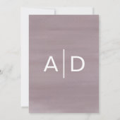 Modern Garden Watercolor Engagement Party Einladung (Rückseite)