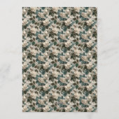 Modern Gardenias Luxury Her Birthday Einladung (Rückseite)