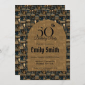 Modern Gardenias Petal First Birthday Einladung (Vorne/Hinten)