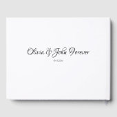 Modern Gästebuch (Rückseite)